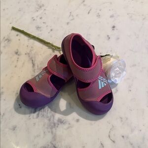 Adidas Kids Sandals in Pink and Purple